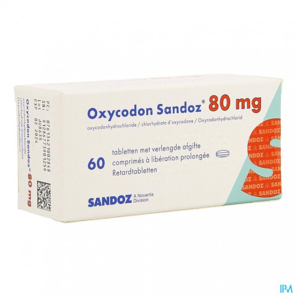 Oxycodon 80mg Kopen Sandoz